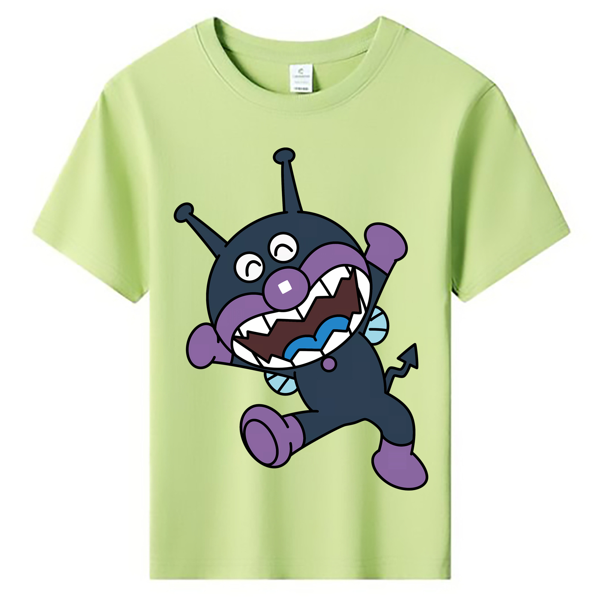 （画像用） アンパンマン Anpanman 綿100％キッズTシャツ（フロントプリント）